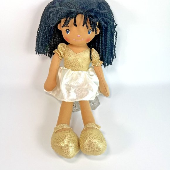 Linzy Toys 18'' Gold Addy Soft Plush Rag Doll Gold - Very, Very Good Condition - Picture 4 of 10